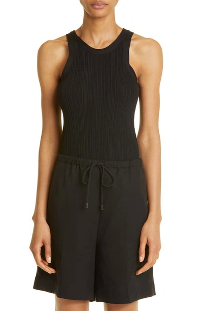 Totême Seamless Rib Tank In 200 Black