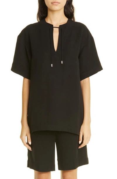 Totême Fluid Tie Top Black