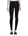 Majestic Soft Touch Jersey Leggings In Black