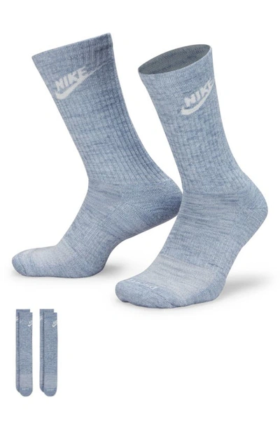 Nike Unisex Everyday Plus Cushioned Crew Socks In Blue