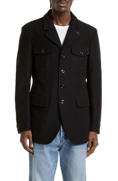 TOM FORD COTTON MOLESKIN MILITARY JACKET