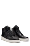 Allsaints Pro High Top Sneaker In Black