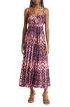 Ulla Johnson Freya Open Back Cotton Dress In Wisteria