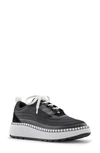 Cougar Sayah Pillowy Nylon Platform Sneakers In Black-white