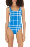 BURBERRY PAIGE CHECK ONE-PIECE SWIMSUIT