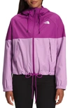 The North Face Antora Waterproof Rain Jacket In Purple Cactus Flower/ Lupine