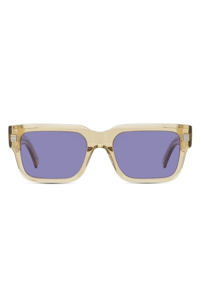 Givenchy Beige Gv Day Sunglasses In Transparent Beige