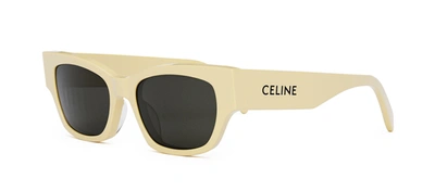 Celine Cl40197u 39a Cat Eye Sunglasses In Grey