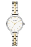 Kate Spade 3-hand Two-tone Bracelet Watch, 30mm