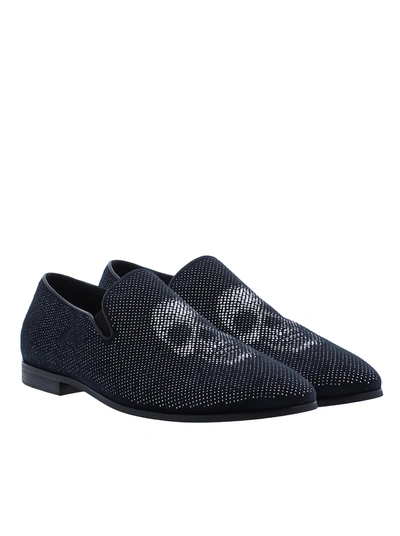 Robert Graham Roxberry Smoking Slipper In Black