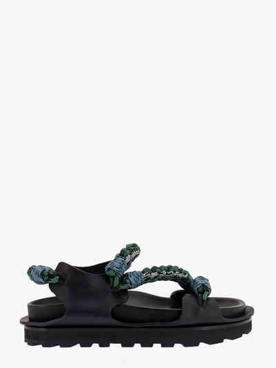 Jil Sander Sandals In Black