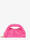 Stuart Weitzman The Moda Mini Satin Top-handle Bag In Pink