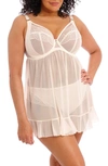 ELOMI PRIYA FULL FIGURE UNDERWIRE BABYDOLL