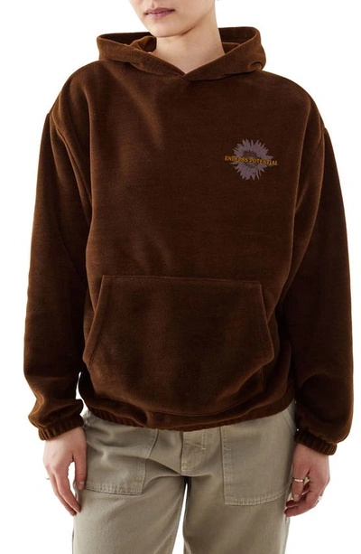 Bdg Urban Outfitters Sunflower Graphic Hoodie In Chocolate