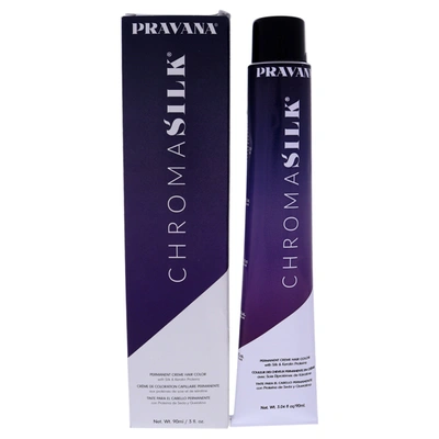 Pravana Chromasilk Creme Hair Color - 1n Black For Unisex 3 oz Hair Color In Blue