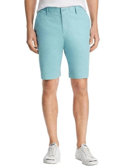 The Men's Store Mens Twill Stretch Casual Shorts In Blue
