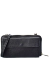 PERSAMAN NEW YORK Persaman New York Corinne Leather Wallet On Strap