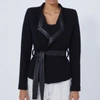 IRO AWA JACKET IN BLACK