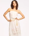 Ramy Brook Lucia Strapless Coverup Maxi Dress In Ivory