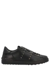 Valentino Rockstud Untitled Studded Leather Sneakers