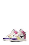 Nike Dunk High "multicolor Gradient" Sneakers In White