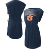 G-III 4HER BY CARL BANKS G-III 4HER BY CARL BANKS NAVY AUBURN TIGERS GOAT SWIMSUIT COVER-UP DRESS