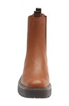 Sam Edelman Laguna Waterproof Lug Sole Chelsea Boot In Tawny Brown