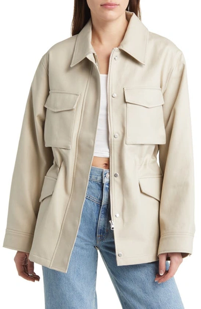 & Other Stories Cotton Utility Jacket In Green