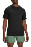 On Focus Performance Running T-shirt In Black