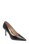 REISS ELINA EMBOSSED POINTED TOE PUMP