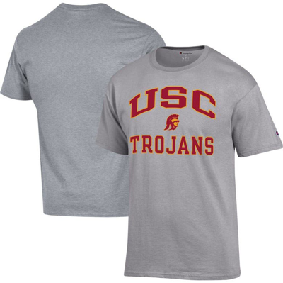 Champion Heather Grey Usc Trojans High Motor T-shirt