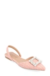 Journee Collection Hannae Flat In Pink