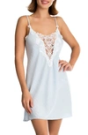 IN BLOOM BY JONQUIL PHILIPA LACE TRIM SATIN CHEMISE