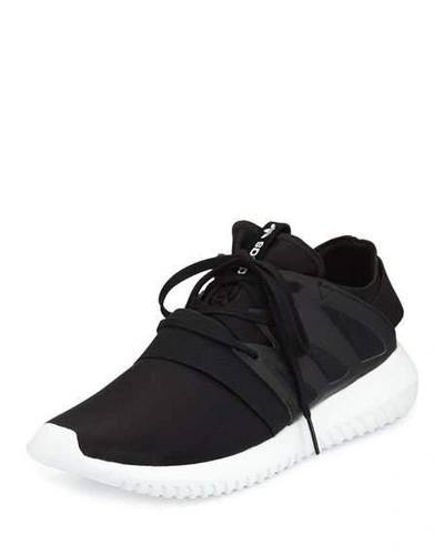 Adidas Originals Tubular Viral Neoprene Trainer, Core Black/running White In Black/white