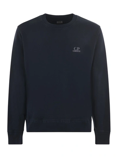 C.p. Company Sweatshirt  In Blu Scuro