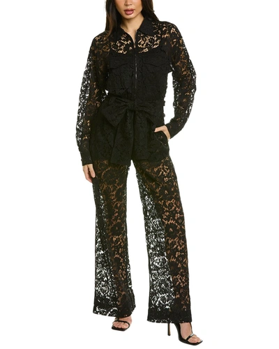Valentino Lace Jumpsuit In Black