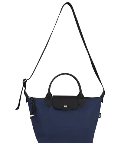 Longchamp Le Pliage Energy Canvas Shoulder Bag In Blue