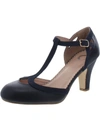 Journee Collection Journee Olina T-strap Pump In Navy