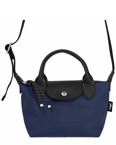Longchamp Le Pliage Energy Canvas Shoulder Bag In Blue