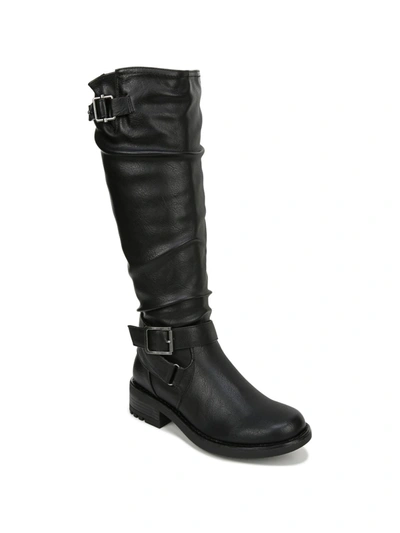 Carlos By Carlos Santana Sabina Womens Solid Block Heel Knee-high Boots In Black