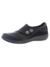 Aetrex Katrina Womens Leather Casual Flats In Black