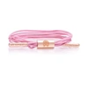 RASTACLAT ORIGINAL HAND ASSEMBLED PINK TINA MULTI LACE WOMEN'S ADJUSTABLE BRACELET