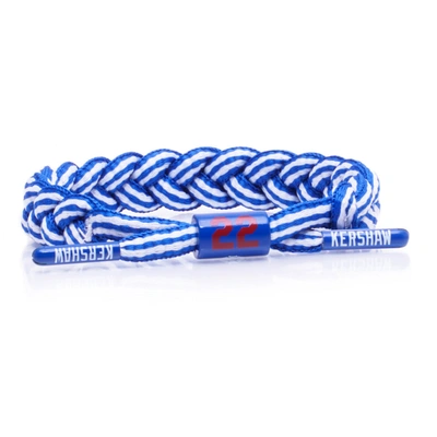 Rastaclat Original Hand Braided Clayton Kershaw Advocate Bracelet In Blue