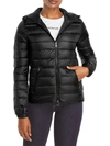 Moncler Dalles Hooded Quilted Padded Shell Down Jacket In Blue