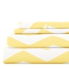 IENJOY HOME Arrow Yellow Pattern Sheet Set Ultra Soft Microfiber Bedding, Twin