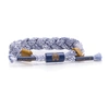 RASTACLAT ORIGINAL HAND BRAIDED WHITESTONE ADJUSTABLE BRACELET