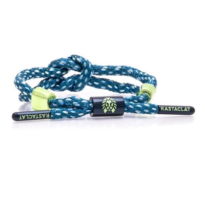 Rastaclat Original Hand Knotted Record Breaker Adjustable Bracelet In Blue