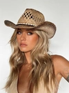 Princess Polly Hayward Cowboy Hat In Brown
