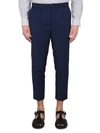 AMI ALEXANDRE MATTIUSSI AMI ALEXANDRE MATTIUSSI CROPPED PANTS