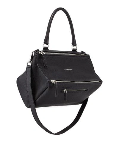 Givenchy Pandora Medium Sugar Satchel Bag In Black